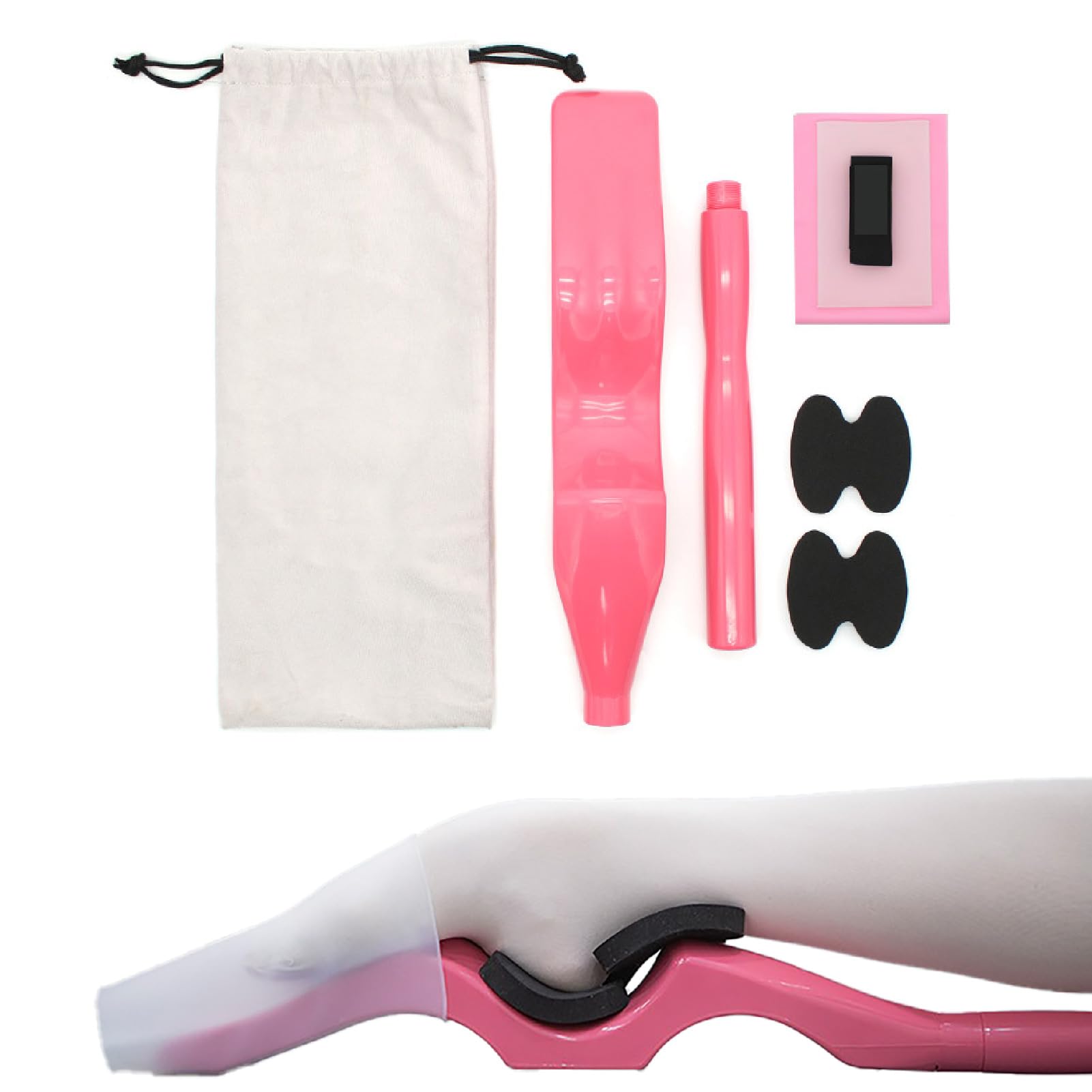 

CAWKAY Балетный подъем стопы Палка для растяжки Растяжка Массаж с сумкой для хранения Растяжка, Инструмент, Набор, Палка, Унисекс, (розовый) розовый