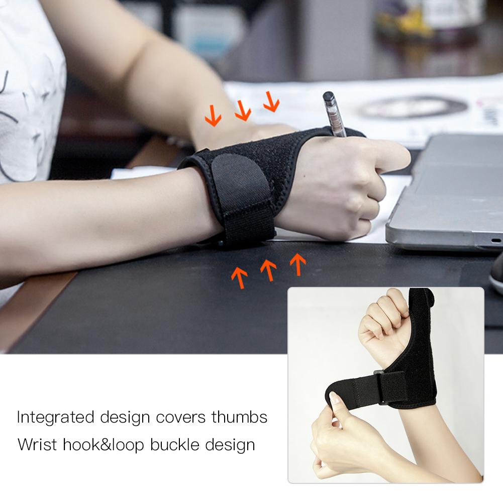 1Pair Thumb Injury Finger Guard Sheath Damage Compression  Steel Plate Fixed Protective Gear for Badminton Basketball
