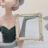 Photo Frame Nordic Style Embossment Handmade Photo Backdrop Resin INS Retro Mini Picture Display Stand Photography Prop