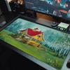 Pippi Longstocking Large Size Mouse Pad Large Gaming Table Cushion Non-slip Laptop Tablet Big Mousepad XXL Mat Mini PC Playmat With Lock Edge