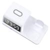 Wireless Charging Station 3 in 1 15W Fast Desk  r Stand Multifunctional with Clock for Mobile Phone Watch Wireless Earphones