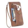 Universal Leather Flip Case for Apple 17, Samsung, Google 9 Pro
