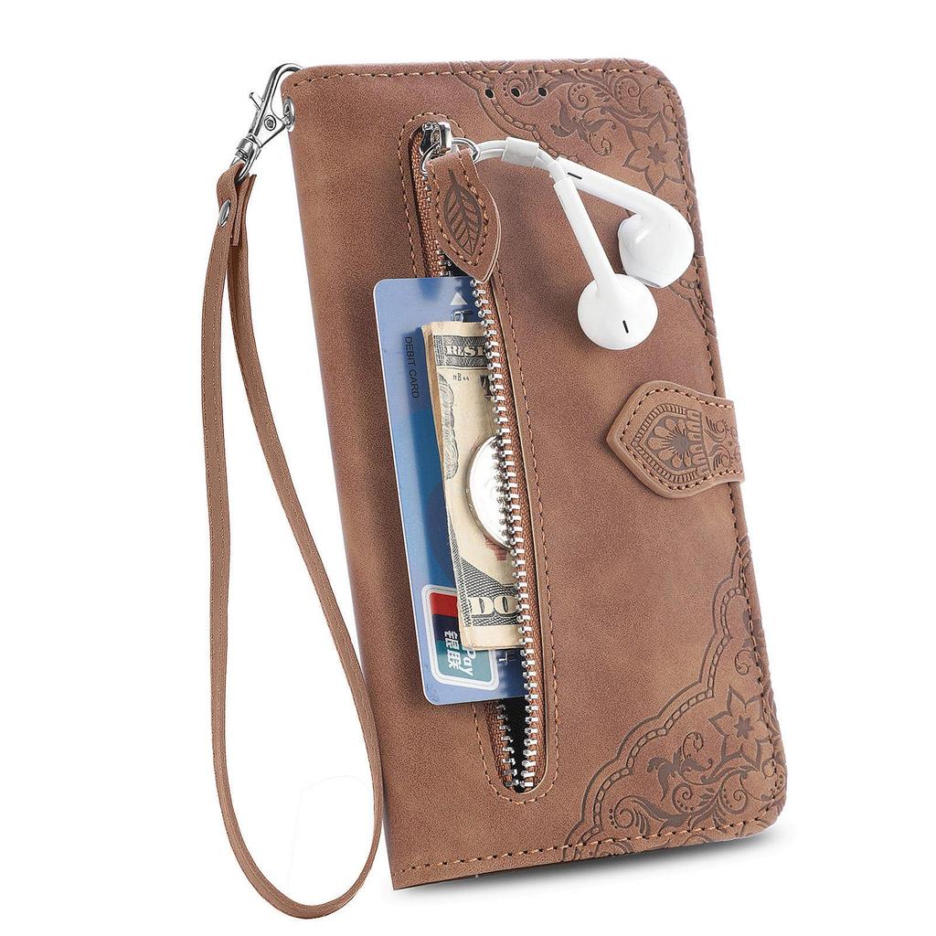 Universal Leather Flip Case for Apple 17, Samsung, Google 9 Pro