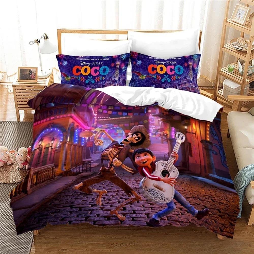 Comforter Cartoon Coco Bedding Set For Boys Single Twin Size Sets Teen S