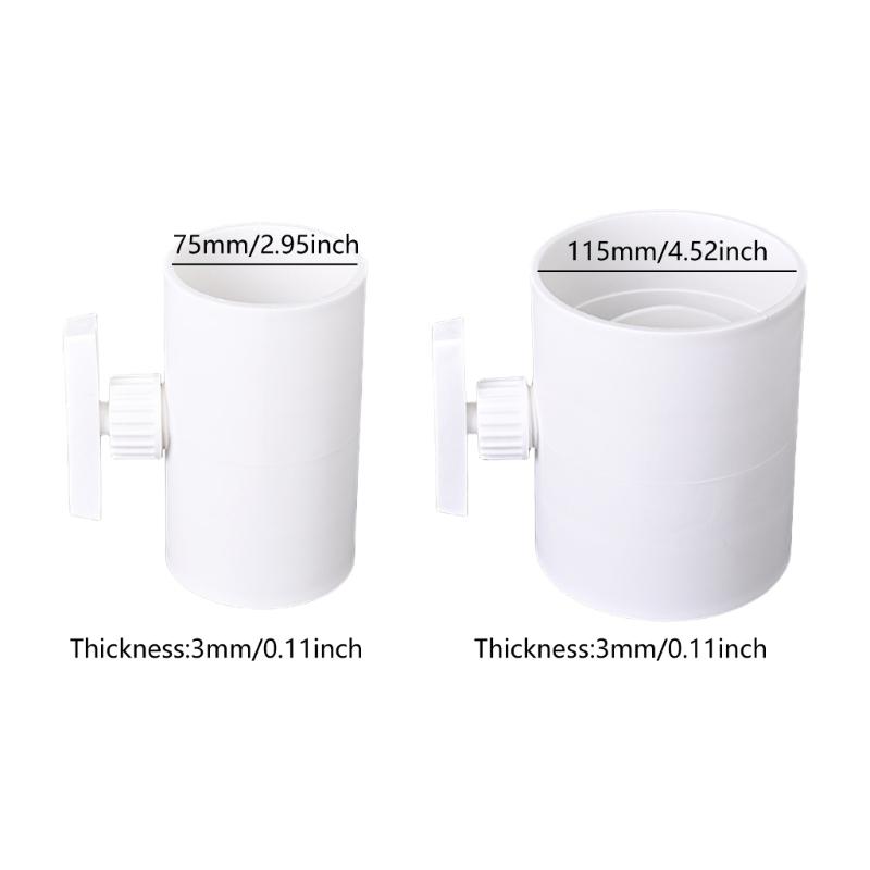 High Durability Ventilation Duct Manual Air Regulator Adjustable Handle Control Valves Plastic Ventilation Duct for HVAC