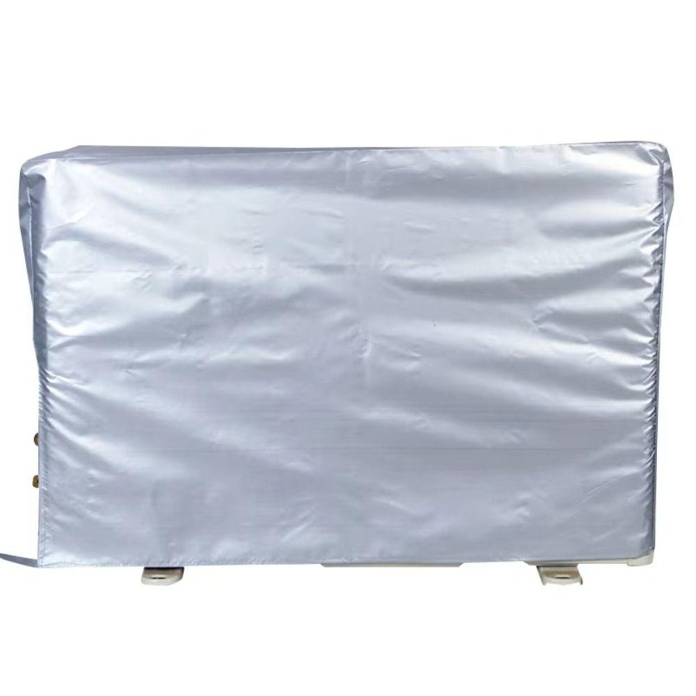 Silver Air Conditioner Cover Multisize Cleaning Bag Sunscreen Air Conditioner Protective  Outdoor