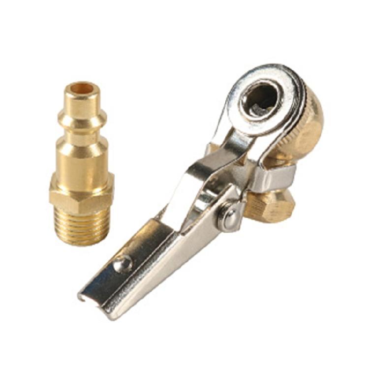 1Pc/2Pcs Tyre Inflator Fitting Tire Air Chuck Hose End with Barb Connector