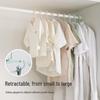 Adjustable Baby & Kids Clothes Rack with Trouser Clips and Small Hangers