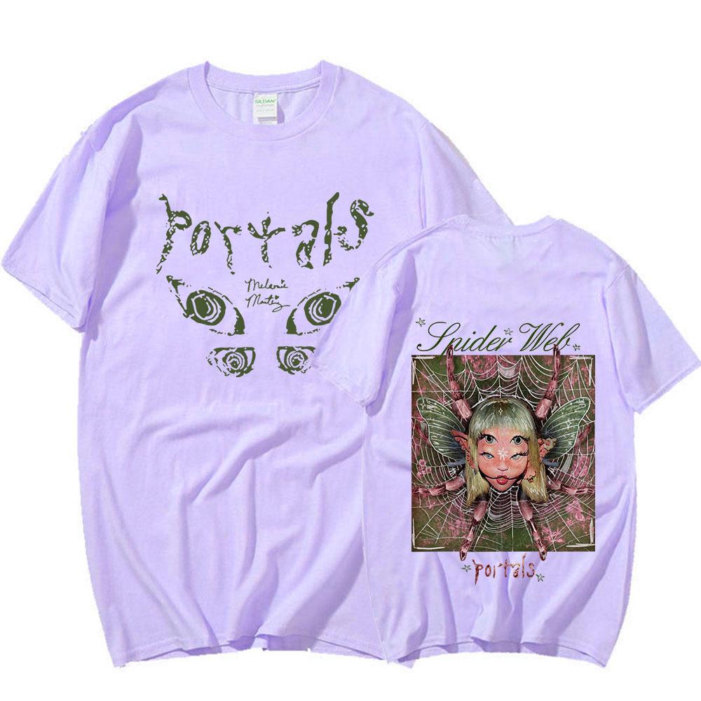 Melanie Martinez Portals Tour T Shirt Men Women Cotton Casual Short Sleeve T-shirts Oversized Harajuku Aesthetic T Shirts Couple
