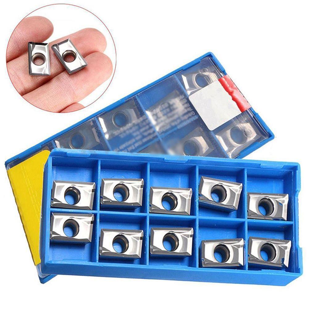 10pcs APMT1604PDER-MA3 H01 Milling Carbide Inserts Blades For Aluminum APKT1604