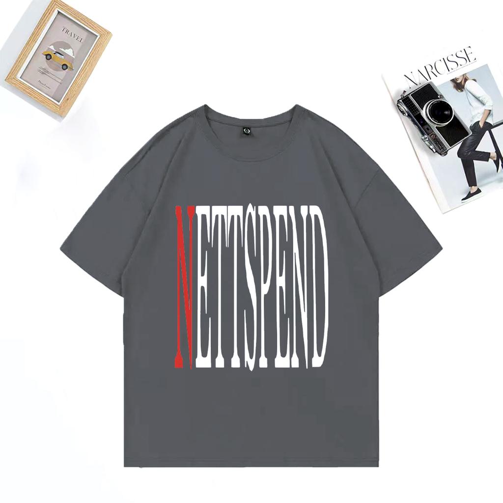 NETTSPEND TOUR Abbigliamento NUOVO Unisex Hip Hop streetwear T-shirt vintage oversize 100% cotone manica corta Moda Unisex T-shirt