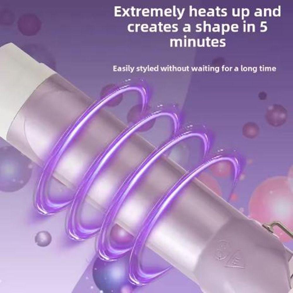 Ceramic 40 mm Hair Curling Iron Manual Fast Heating Electric Hair Curler Long Lasting Styling 5 Temperature Adjustment