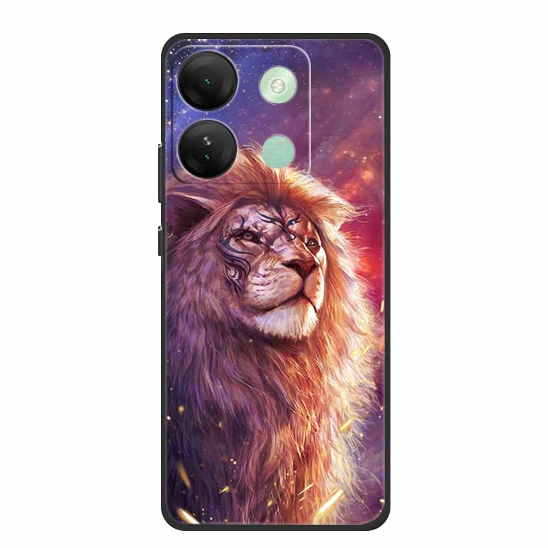 For Infinix Smart 7 HD Plus Case Black Silicone Soft Back Cover Case For Infinix Smart 7 Plus HD Phone Case Smart7 HD 7Plus Capa