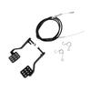 Pedali per Go-Kart con Cavo Acceleratore da 71 pollici Pedale Freno Acceleratore per Go-Kart Sostituzione per Predator 212ml 196ml 6.5hp 5.5hp