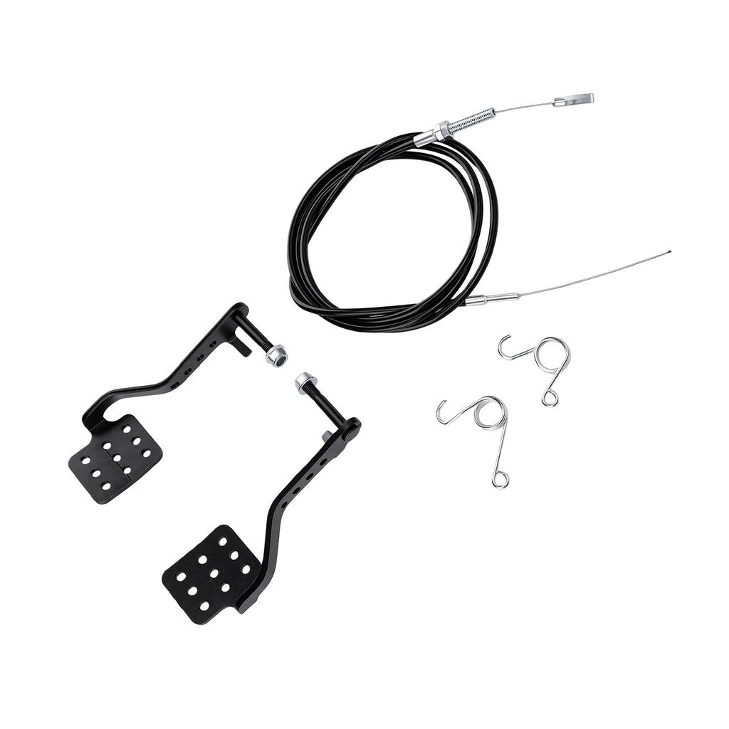 Pedali per Go-Kart con Cavo Acceleratore da 71 pollici Pedale Freno Acceleratore per Go-Kart Sostituzione per Predator 212ml 196ml 6.5hp 5.5hp