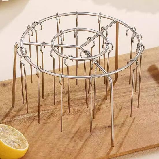 Air Fryer Rack with 12/24/36/48 Skewer Stainless Steel Vertical Meat