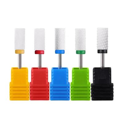 Ceramic Nail Drill Bit-3/32 Nail Drill Bits for Acrylic Nails Professional Electric Nail Drill for Crystal Nails Extension