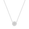 Ania Haie Silver Reversible Pavé Moon Evil Eye 925 Silver Necklace N075-04H