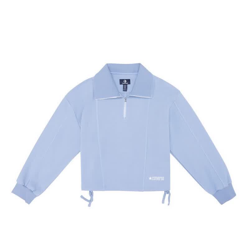 Converse Women s Loose Half-Zip Pullover Jacket M