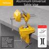Precision Casting Mini Bench Vise Swivel Table Vise  Clamping and Processing Small Workpieces