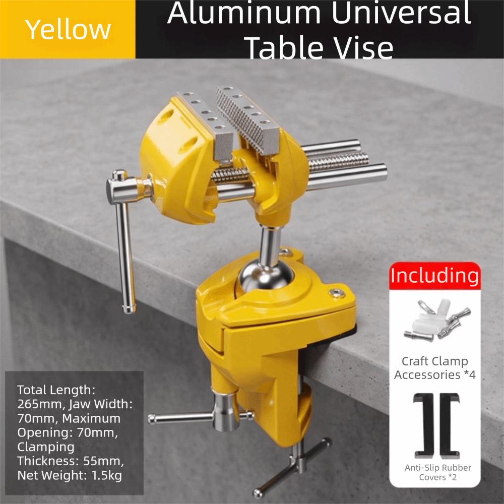 Precision Casting Mini Bench Vise Swivel Table Vise  Clamping and Processing Small Workpieces