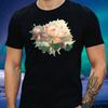 T-Shirt Herren Lotosblume Motiv Baumwolle Größe S bis 5XL