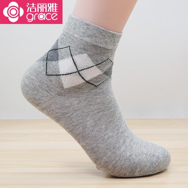 Grace Men s Thin Cotton Crew Socks