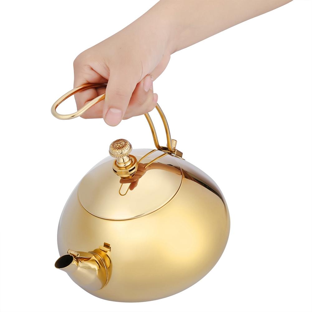Classical 1.5L Stainless Steel Teapot Induction Cooker Teakettle Fast Water Heating Boiling Pot