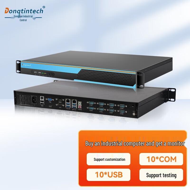 

Dongtintech 1U Industrial Control PC with 10 Serial Ports (CN version)