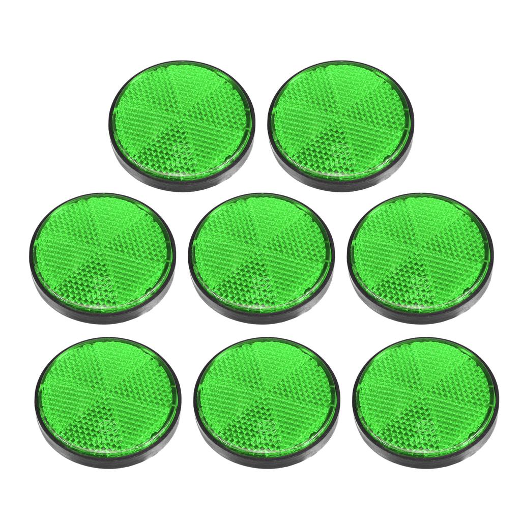 Motoforti 2-8 Sztuk Okrągłe Samoprzylepne Bezpieczeństwa Szprychy Odbijające Samoprzylepny Odbłyśnik do Motocykla Roweru Roweru Średnica 56 mm