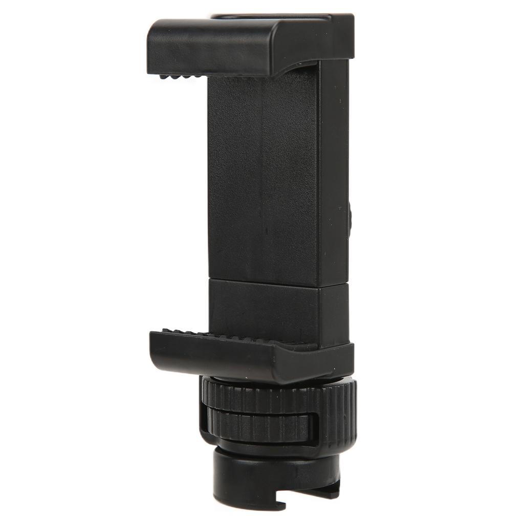 Portable Tripod Smartphone Mount Phone Tripod Adapter Clamp with Cold Shoe Mount