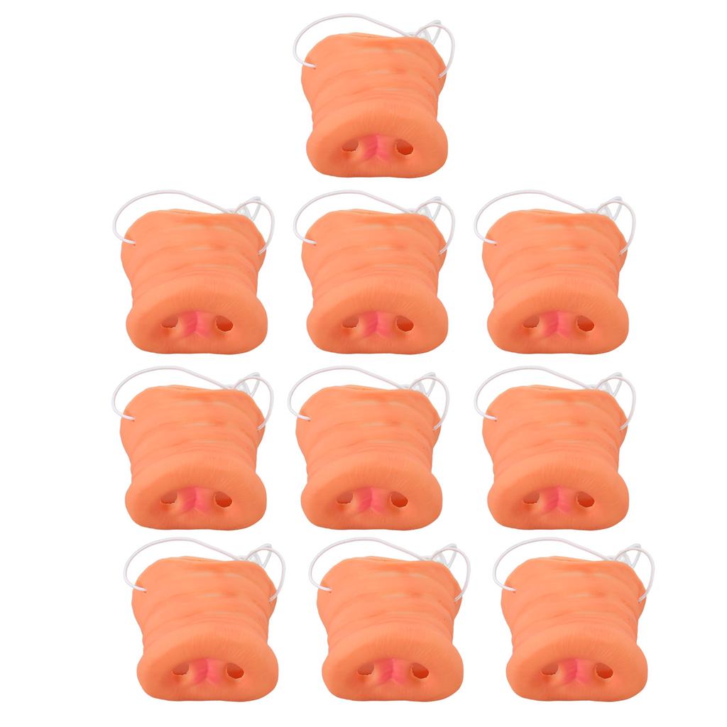 5 ks Prasečí nos s elastickou páskou Přidejte autenticitu Roztomilý zvířecí prasečí rypák Kostýmní doplněk pro