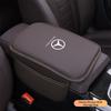 Leather Pad Car Armrest Mat For Mercedes Benz AMG W124 W202 W203 W204 W210 W211 W212 GLC GLK Center Console Protection Cushion RQ1