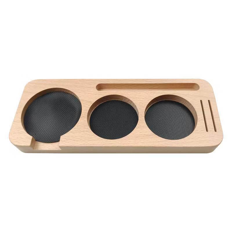 TLXT Beechwood Coffee Tool Stand
