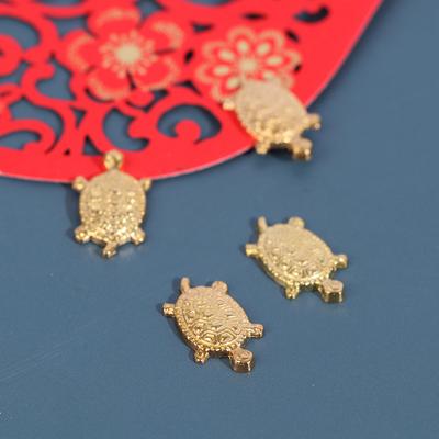 10Pcs Fengshui Golden Money Turtle Japanese Lucky Tortoise For Fortune Wealth