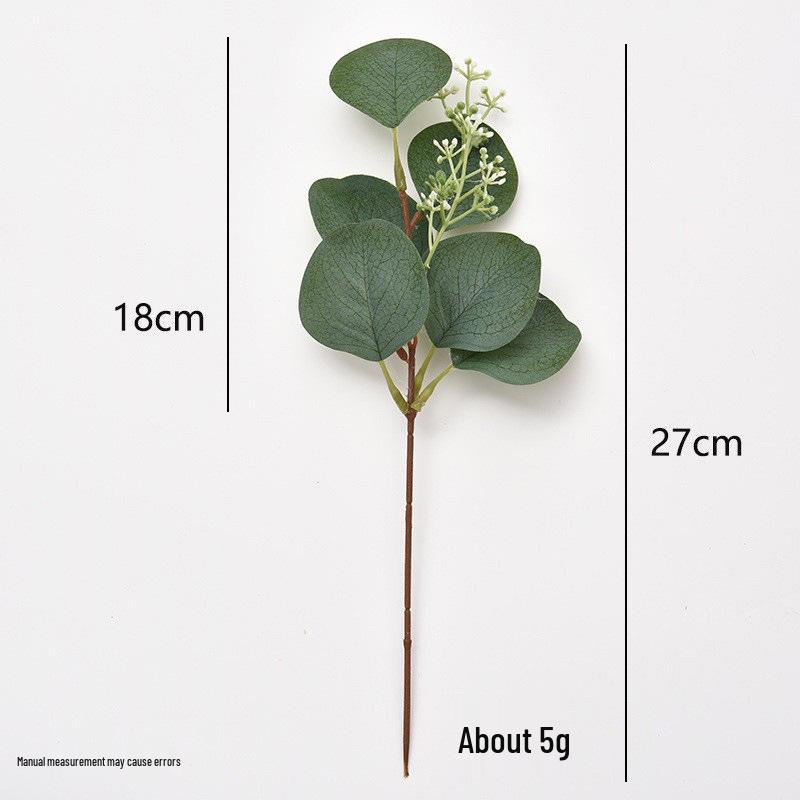 Artificial Eucalyptus Silver Dollar Stems - Decorative Greenery & Simulation Leaves