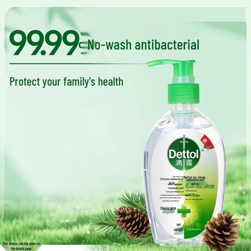 

Dettol No-Rinse Antibacterial Hand Sanitizer