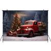Mocsicka Christmas Backdrop Photography Car Candy House Xmas Tree Baby Shower Photo Background Shooting Props Decorations Studio