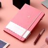CAGIE 5mm A5 Classic Business x with Pen Pink Notebook, Grid, Notebook, Hardcover, Notebook, Journal, Notebook, 14.5cm 21cm, Holder,