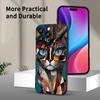Creative Cat Pattern Mobile Phone Case Suitable for iPhone 17 16 15 14 13 12 11 Pro/ Max /Plus Anti-fall and Shockproof