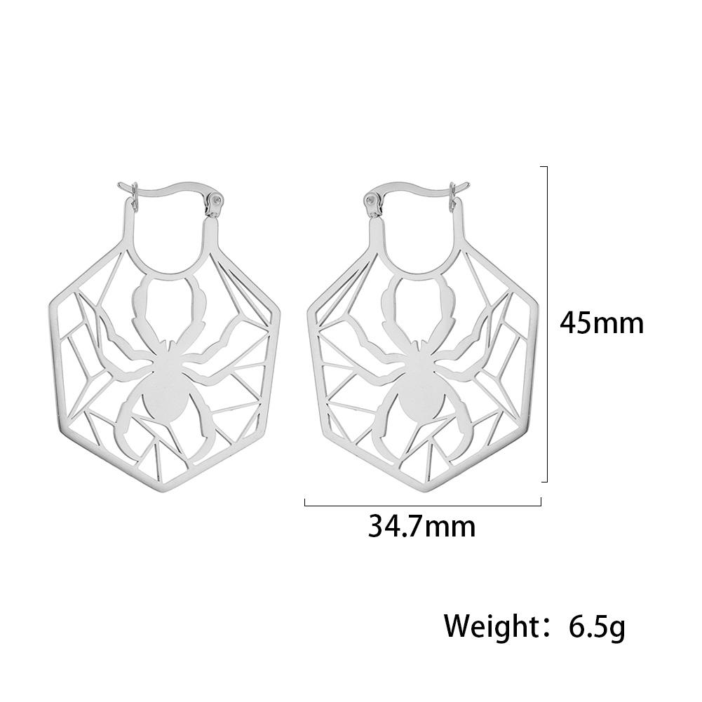 Xiaomi Skyrim Stainless Steel Pentagram Hoop Earrings for Women Gothic Witchy Star Dangle Earrings 2026 Trend Amulet Jewelry