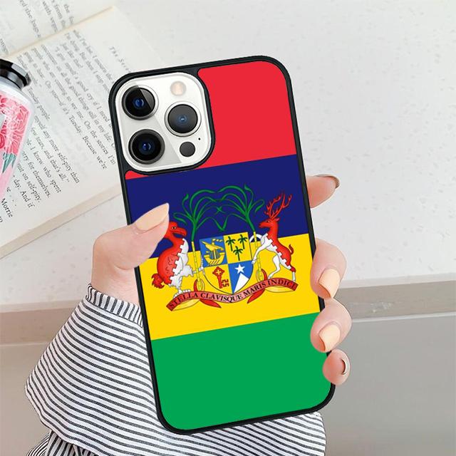 

Чехол для телефона Флаг Маврикия Для iPhone 17 Air 15 16 13 14 Pro Max 11 12 14 Pro Max Plus 13 12 Чехол coque Fundas Оболочка iPhone 13