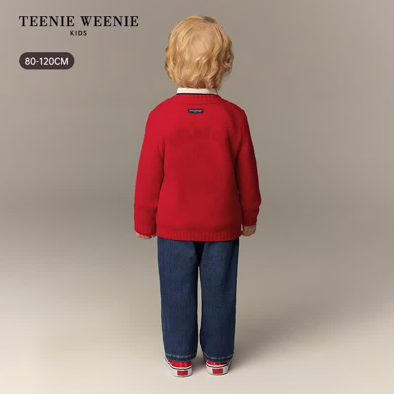 Teenie Weenie Kids Boys New Year Wool Cardigan