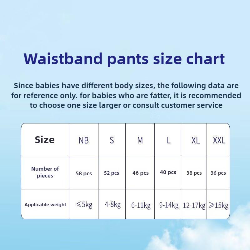 Baby Diapers Integrated Pants Ultra-thin Breathable Diapers Comfortable Diapers Maternal and Infant Products Safe and Secure
