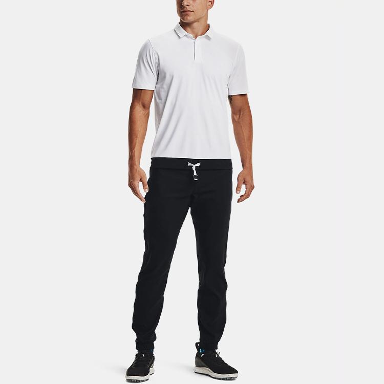 Under Armour Curry Strick-Jogginghose Herren Schwarz Moderate Schmale Passform Hose 1366291-001