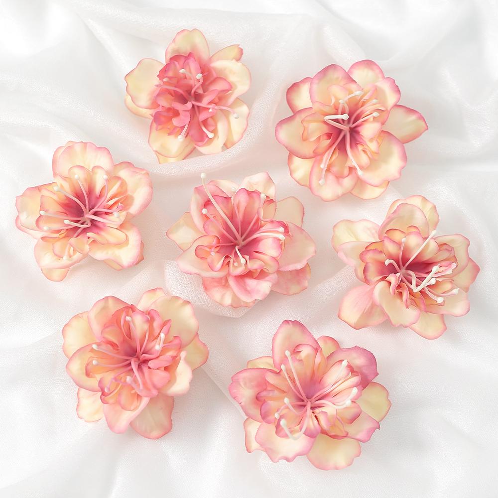 

10/20Pcs Rose Artificial Flower Heads Silk Flower Home Room Decor For Wedding Decortion Mother s Day DIY Girl s Crown Craft Gift 10Pcs