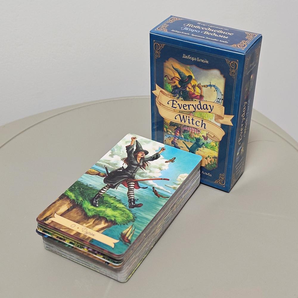 Everyday Witch Tarot In Russian Language 78 Pcs Fun, Practical, Easy-to-use Tarot Cards Based On Classic Rider Deck 10.3*6cm
