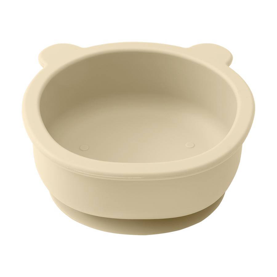 Color Kids Silicone Feeding Baby Tableware Cute Cartoon Bear Bowl Suction Feeding Bowl Toddle Training Dinner Dishes Baby Stuff