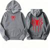 Men's Sweatshirt Fashion Spider Print Hoodie Adult Casual Sports Top Autumn and Winter Outdoor Harajuku Hooded Men and Women Clo