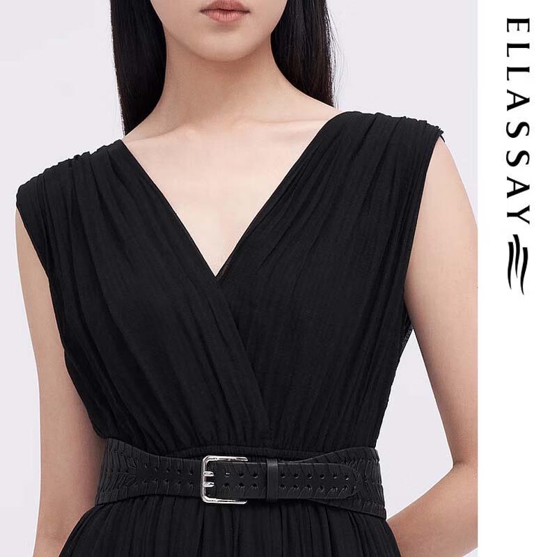 ELLASSAY Women's Pleated Midi Dress